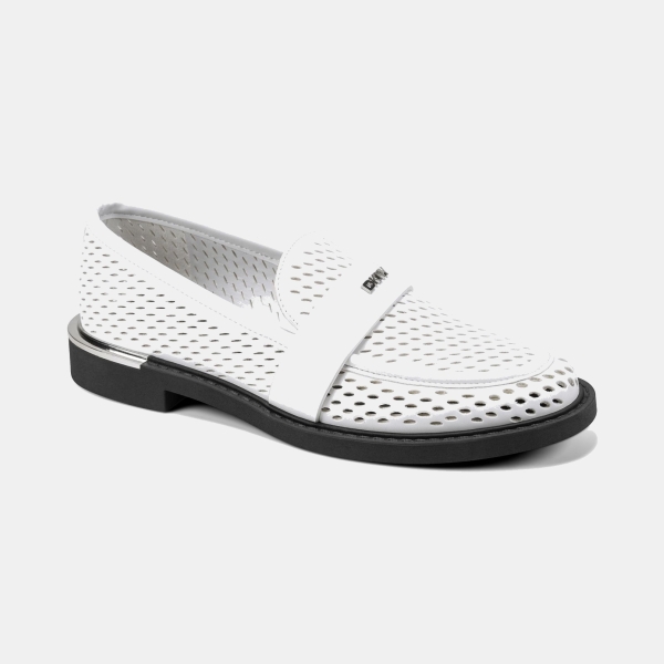 DKNY Women's Rezzi Slip-On Loafers - White