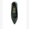 London Rag Womens Emersyn Croc Block Heel Pump Shoes - Green - Image 7