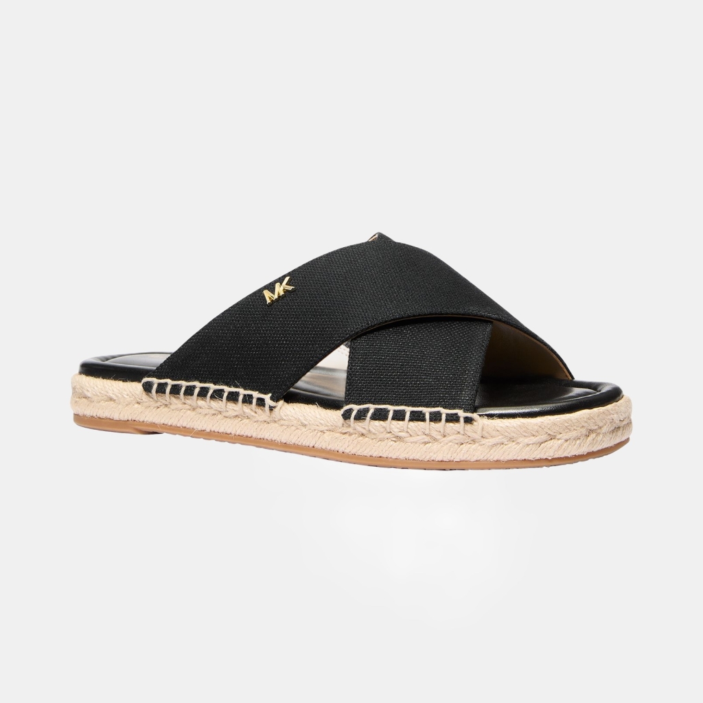 Michael Kors Women's Kenzie Flat Sandals - Black