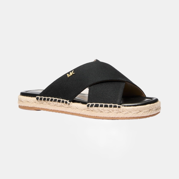 Michael Kors Women's Kenzie Flat Sandals - Black