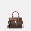 Hamilton Small Logo Satchel - BROWN