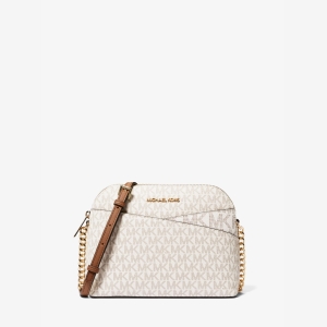 Jet Set Travel Medium Logo Dome Crossbody Bag