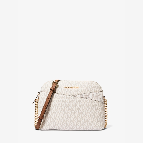 Jet Set Travel Medium Logo Dome Crossbody Bag