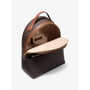 Sheila Medium Logo Backpack - Brown - Image 3