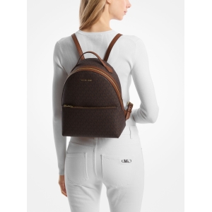 Sheila Medium Logo Backpack - Brown - Image 5