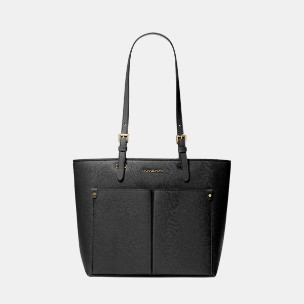 Michael Kors Outlet Jet Set Medium Pocket Tote Bag - BLACK