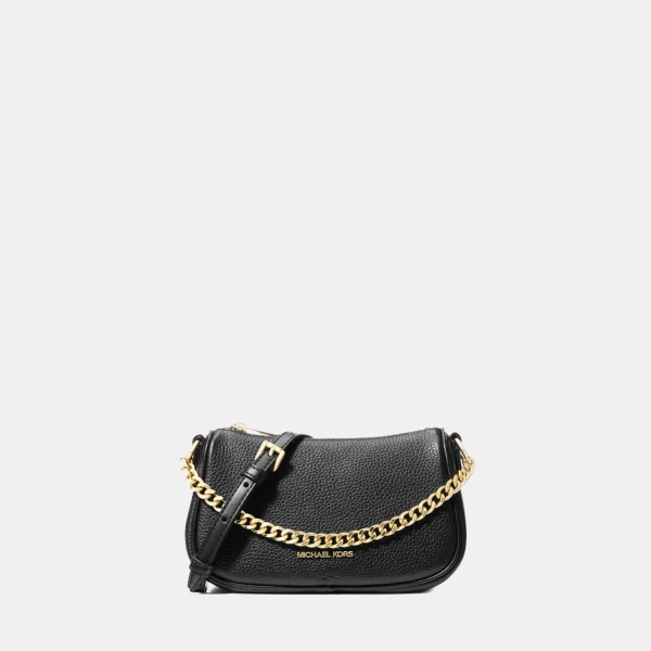 Michael Kors Outlet Carmela Small Pebbled Leather Convertible Crossbody Bag