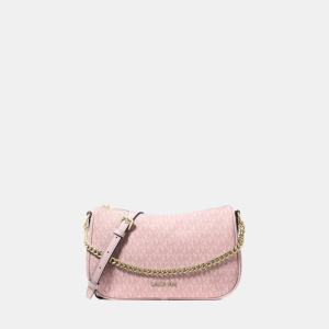 Michael Kors Outlet Carmela Medium Signature Logo Convertible Crossbody Bag