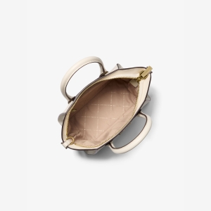 Michael Kors Outlet Avril Small Pebbled Leather Satchel - Image 3