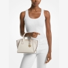 Michael Kors Outlet Avril Small Pebbled Leather Satchel - Image 5