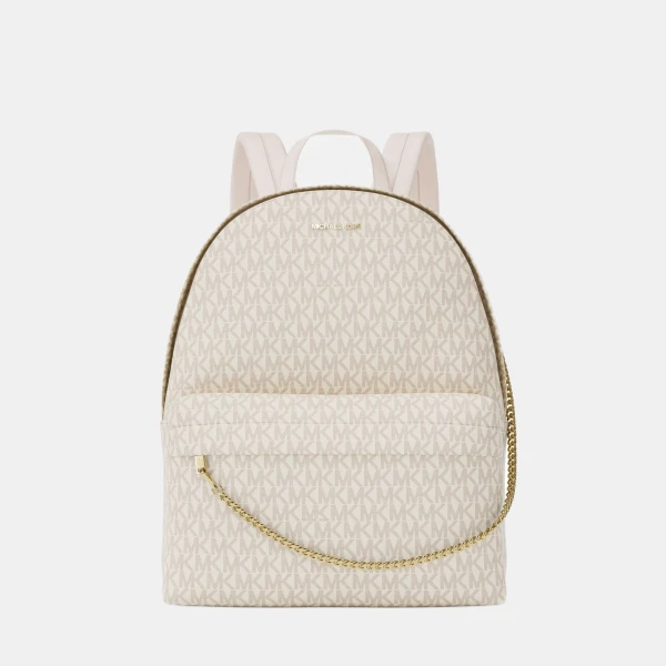 Michael Kors Outlet Slater Medium Signature Logo Backpack