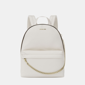 Michael Kors Outlet Slater Medium Backpack - LT CREAM