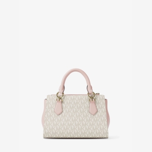 Michael Kors Outlet Marilyn Small Signature Logo Messenger Bag - Image 4