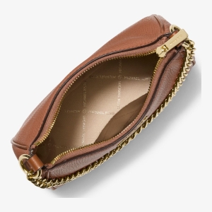 Michael Kors Outlet Jet Set Travel Small Pebbled Leather Convertible Crossbody Bag - Image 3