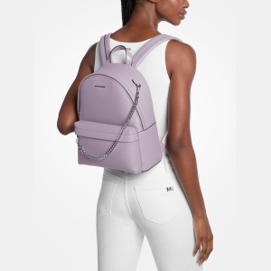 Michael Kors Outlet Slater Medium Backpack - LT QUARTZ - Image 5