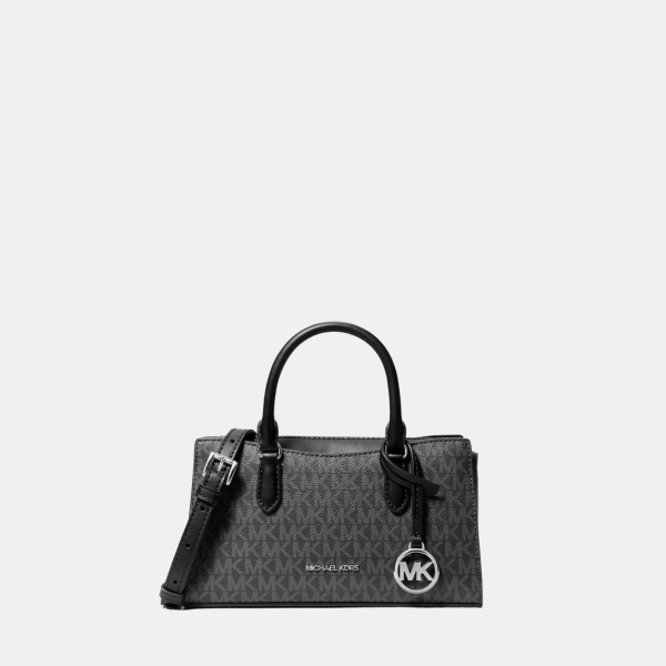Michael Kors Outlet Arden Small Signature Logo Messenger Bag