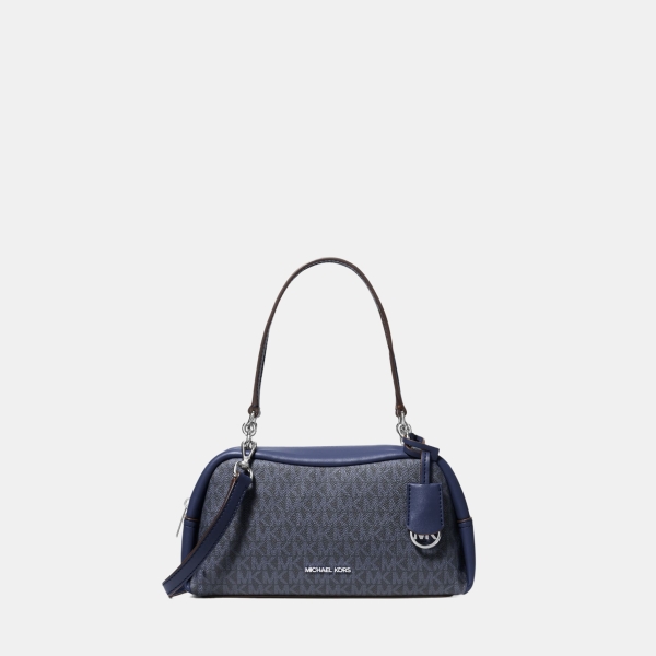 Michael Kors Outlet Cecily Small Signature Logo Shoulder Bag