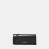 Michael Kors Outlet Jet Set Medium Leather Clutch