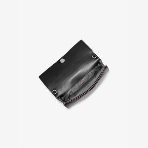 Michael Kors Outlet Jet Set Medium Leather Clutch - Image 3