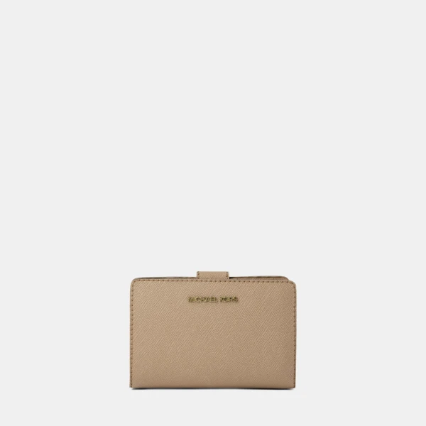 Michael Kors Outlet Medium Crossgrain Leather Wallet
