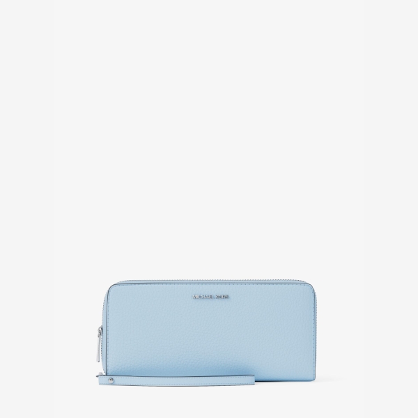 Large Pebbled Leather Continental Wallet