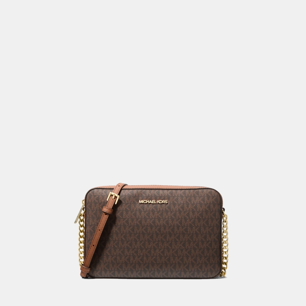 Jet Set Large Printed Logo Crossbody Bag