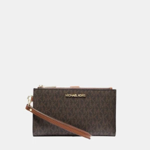 Jet Set Travel Signature Logo Smartphone Wallet - Brown