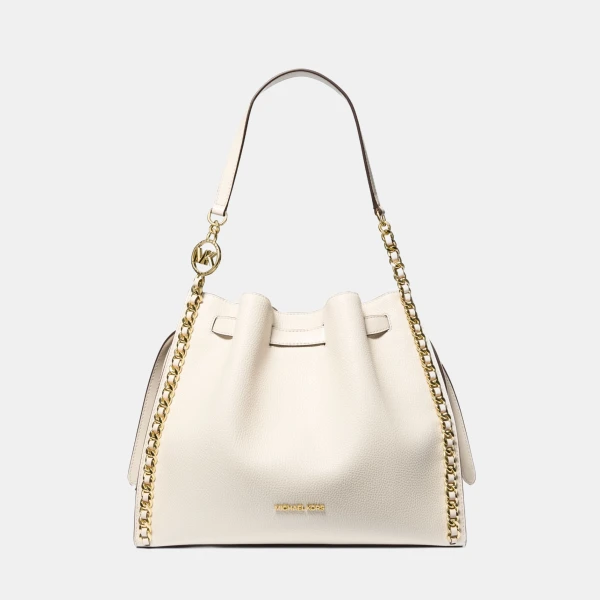 Michael Kors Outlet Mina Large Chain Shoulder Bag