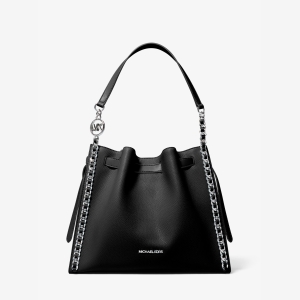Michael Kors Outlet Mina Large Chain Shoulder Bag