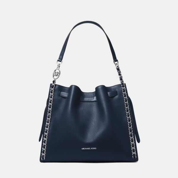 Michael Kors Outlet Mina Large Chain Shoulder Bag