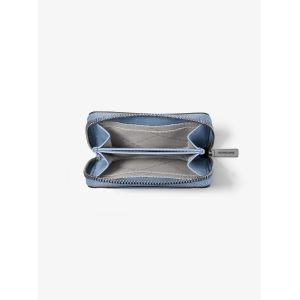 Jet Set Travel Medium Saffiano Leather Wallet - Pale Ocean - Image 3