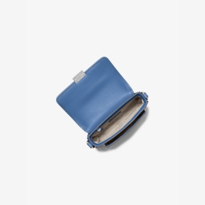 Michael Kors Outlet Bradshaw Medium Leather Messenger Bag - Image 3