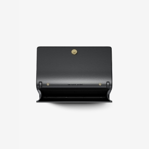 Michael Kors Outlet Carson Large Logo Debossed Wallet - Image 3