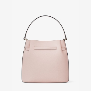 Michael Kors Outlet Carson Medium Pebbled Leather Convertible Bucket Crossbody Bag - POWDER BLUSH - Image 4