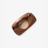 Michael Kors Outlet Nayla Medium Woven Shoulder Bag - LUGGAGE - Image 3