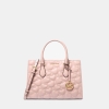 Michael Kors Outlet Sheila Medium Heart Embroidered Satchel - POWDER BLUSH