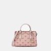 Michael Kors Outlet Sheila Small Embellished Signature Logo Satchel - POWDER BLUSH
