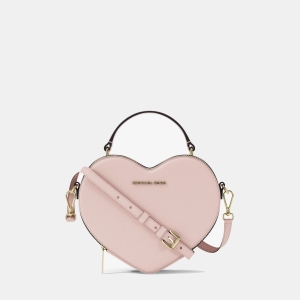 Michael Kors Outlet Jet Set Small Heart Crossbody Bag - POWDER BLUSH