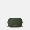 Michael Kors Outlet Jet Set Small Pebbled Leather Camera Crossbody Bag - MOSS