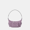 Michael Kors Outlet Merritt Small Signature Logo Convertible Shoulder Bag - LT QUARTZ