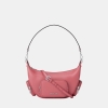Michael Kors Outlet Merritt Medium Pebbled Leather Convertible Shoulder Bag - HIBISCUS
