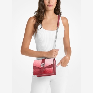 Michael Kors Outlet Greenwich Small Ombré Signature Logo Crossbody Bag - Image 4