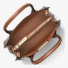 Michael Kors Outlet Mercer Medium Logo and Leather Accordion Crossbody Bag - Image 3
