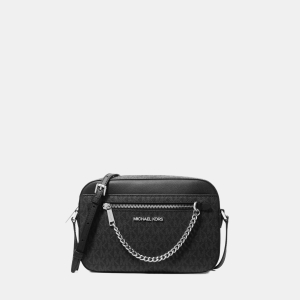 Michael Kors Outlet Jet Set Large Logo Crossbody Bag