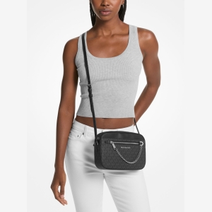 Michael Kors Outlet Jet Set Large Logo Crossbody Bag - Image 5