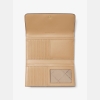 Michael Kors Outlet Jet Set Large Signature Logo Tri-Fold Wallet - HONEYWHEAT MULTI - Image 3