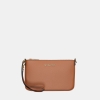 Michael Kors Outlet Jet Set Small Pebbled Leather Convertible Wristlet