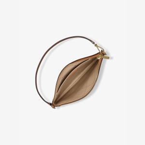 Michael Kors Outlet Jet Set Small Pebbled Leather Convertible Wristlet - Image 3