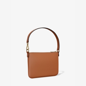 Michael Kors Outlet Jet Set Small Pebbled Leather Convertible Wristlet - Image 5