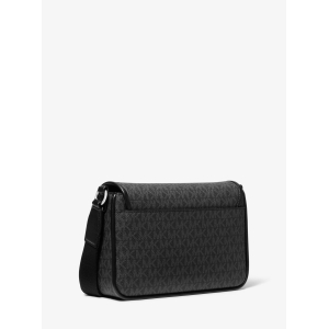 Bradshaw Medium Signature Logo Messenger Bag - Black - Image 4
